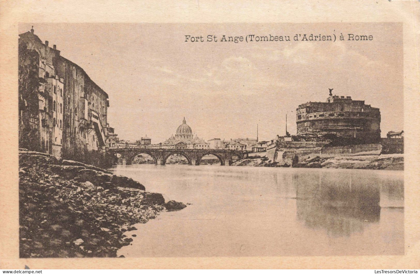 ITALIE - Rome - Fort Saint Ange - Tombeau D'Adrien - Carte Postale Ancienne - Andere Monumente & Gebäude