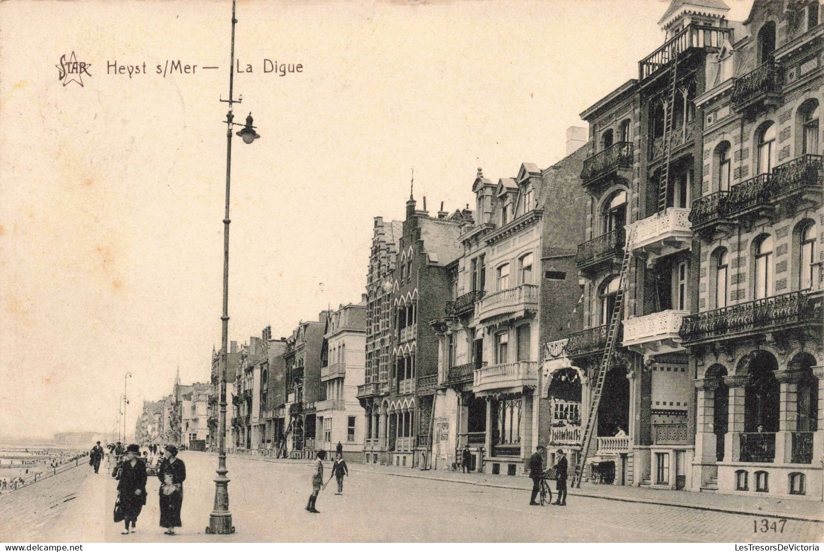 BELGIQUE - Heist - La Digue - Carte Postale Ancienne - Heist