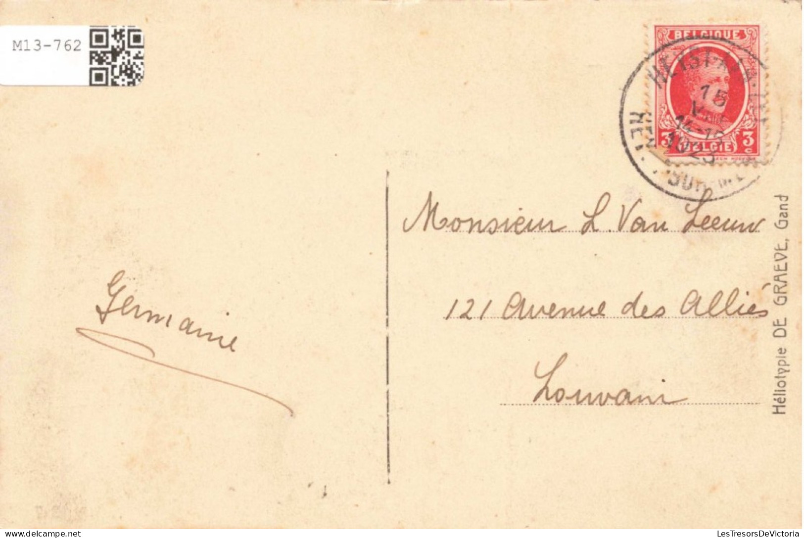 BELGIQUE - Heist - La Digue - Carte Postale Ancienne - Heist