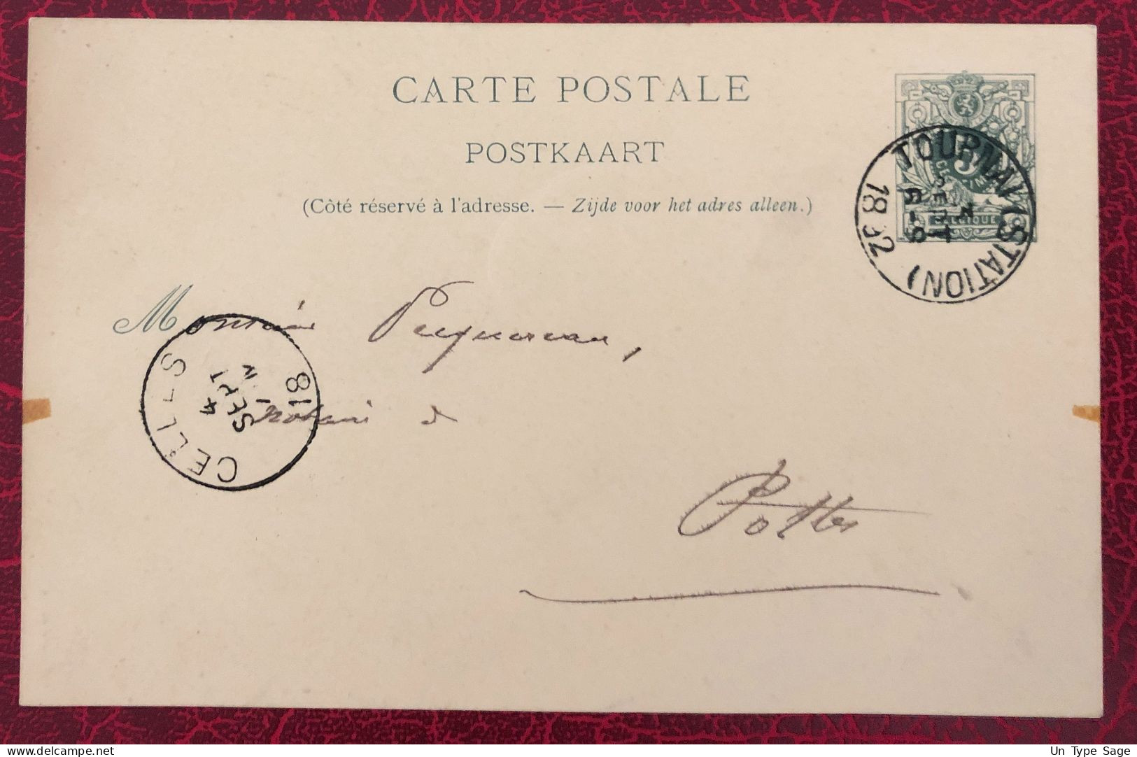 Belgique Entier-Carte, Cachet Tournai 3.9.1892 - (C328) - Autres & Non Classés