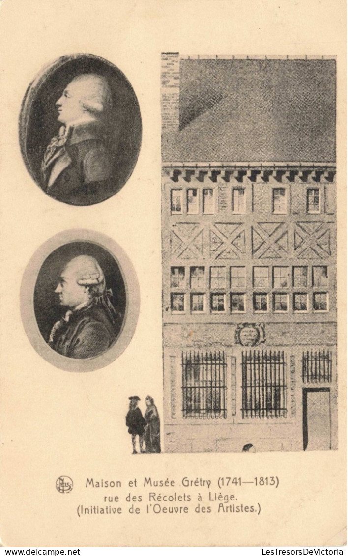 MUSEES - Maison Des Musées Grétry - Rue Des Récolets à Liège - Carte Postale Ancienne - Museos