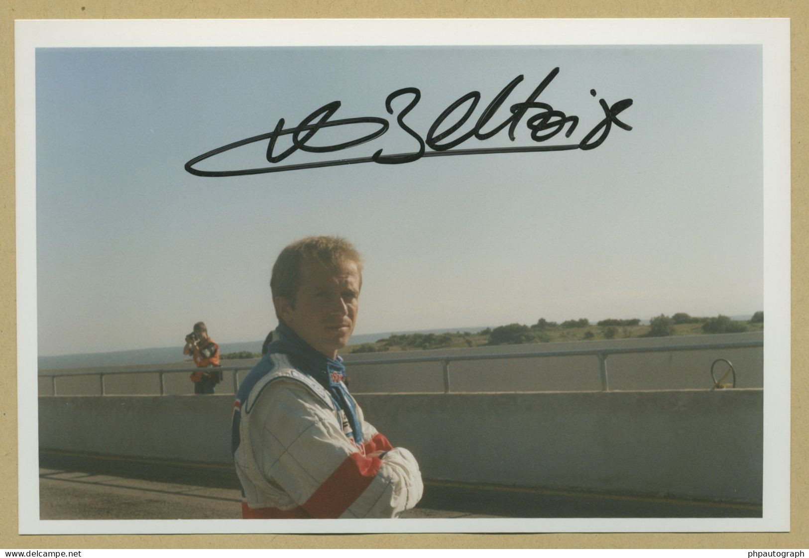 Anthony Beltoise - Pilote Automobile - Photo Originale Signée En Personne - 2002 - Sportspeople