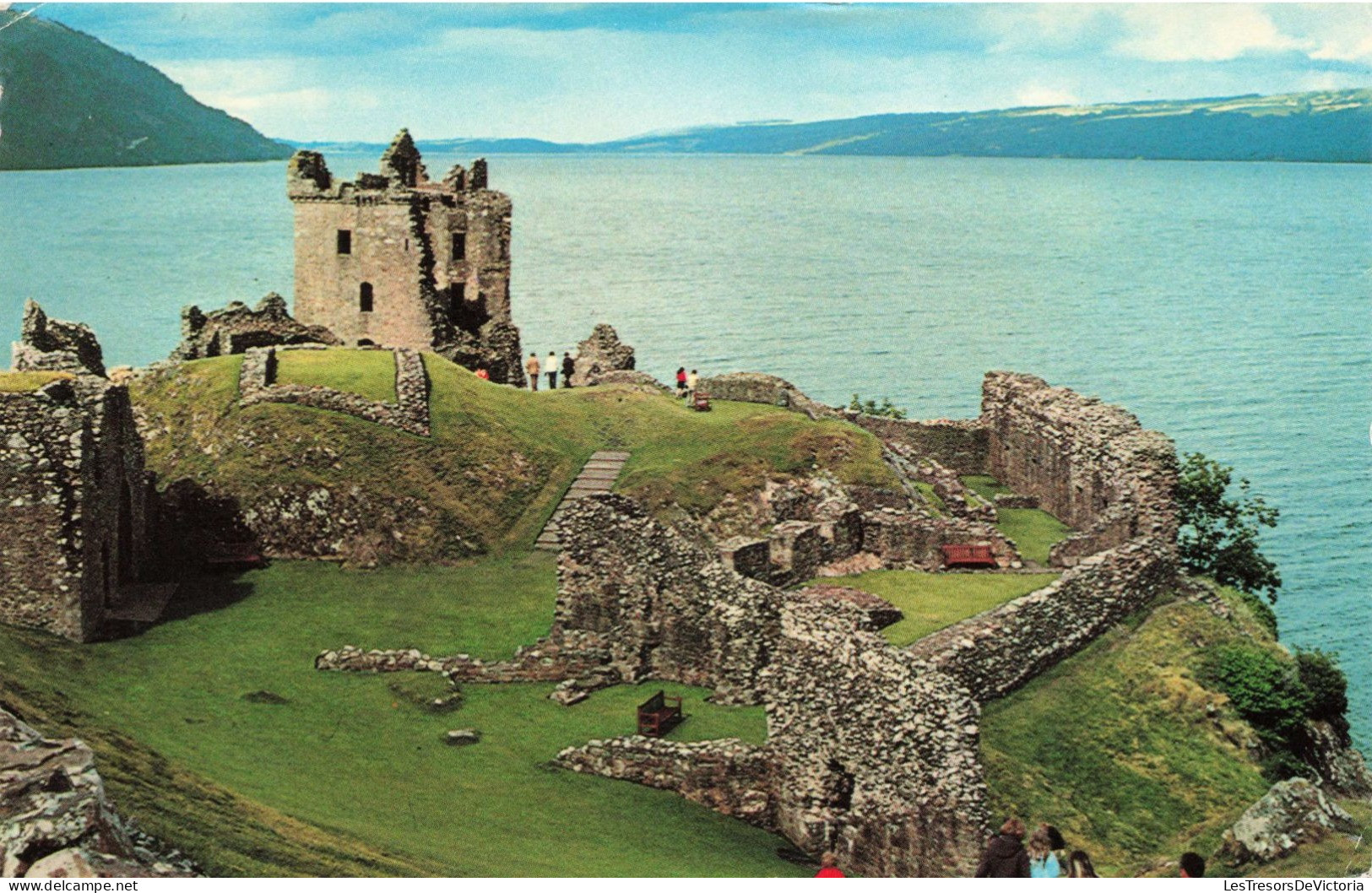 ROYAUME UNI - Ecosse - Urquhart Castle - Loch Ness - Colorisé - Carte Postale Ancienne - Inverness-shire