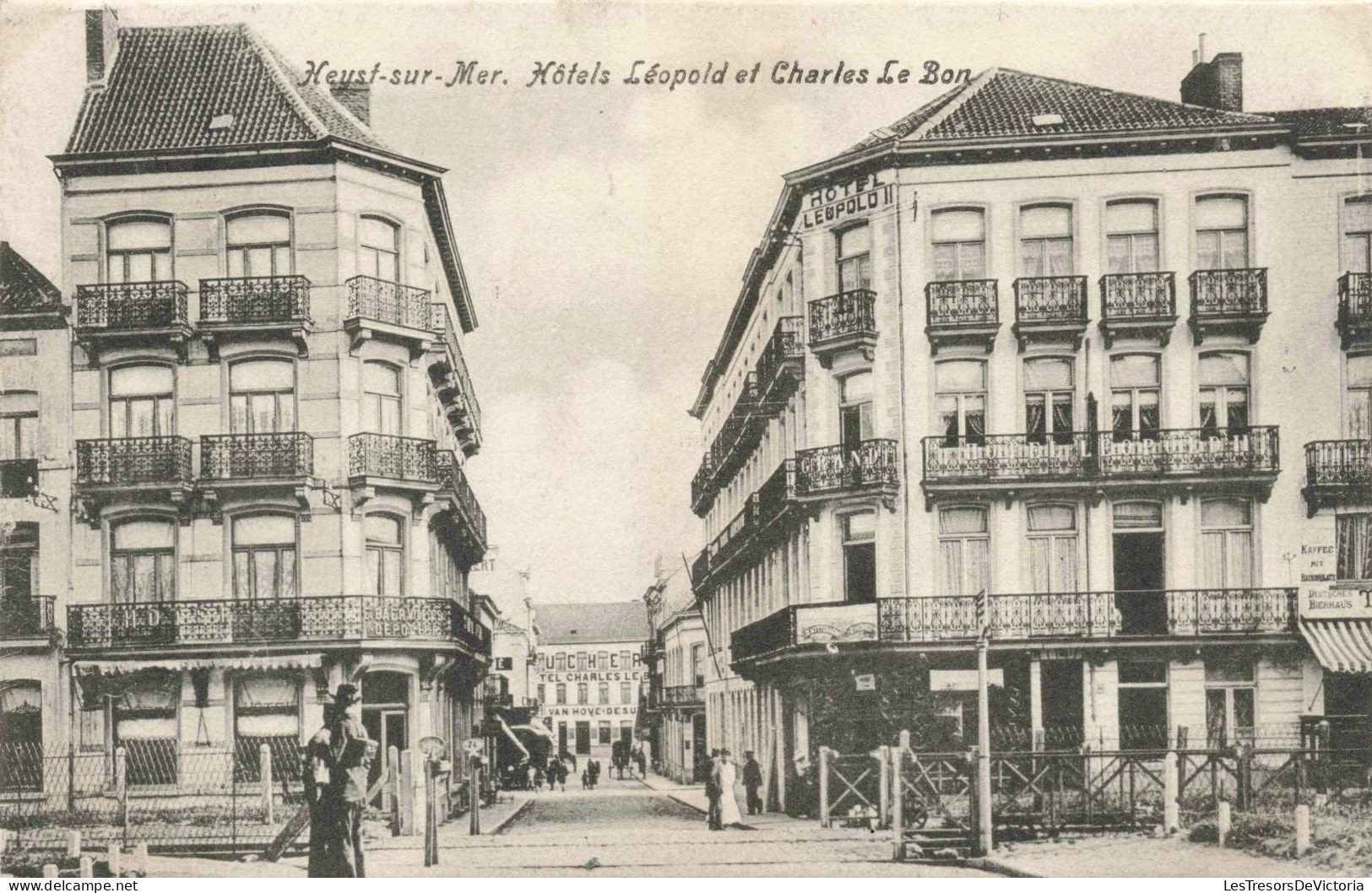 BELGIQUE - Heist - Hôtel Léopold Et Charles Le Bon - Carte Postale Ancienne - Heist