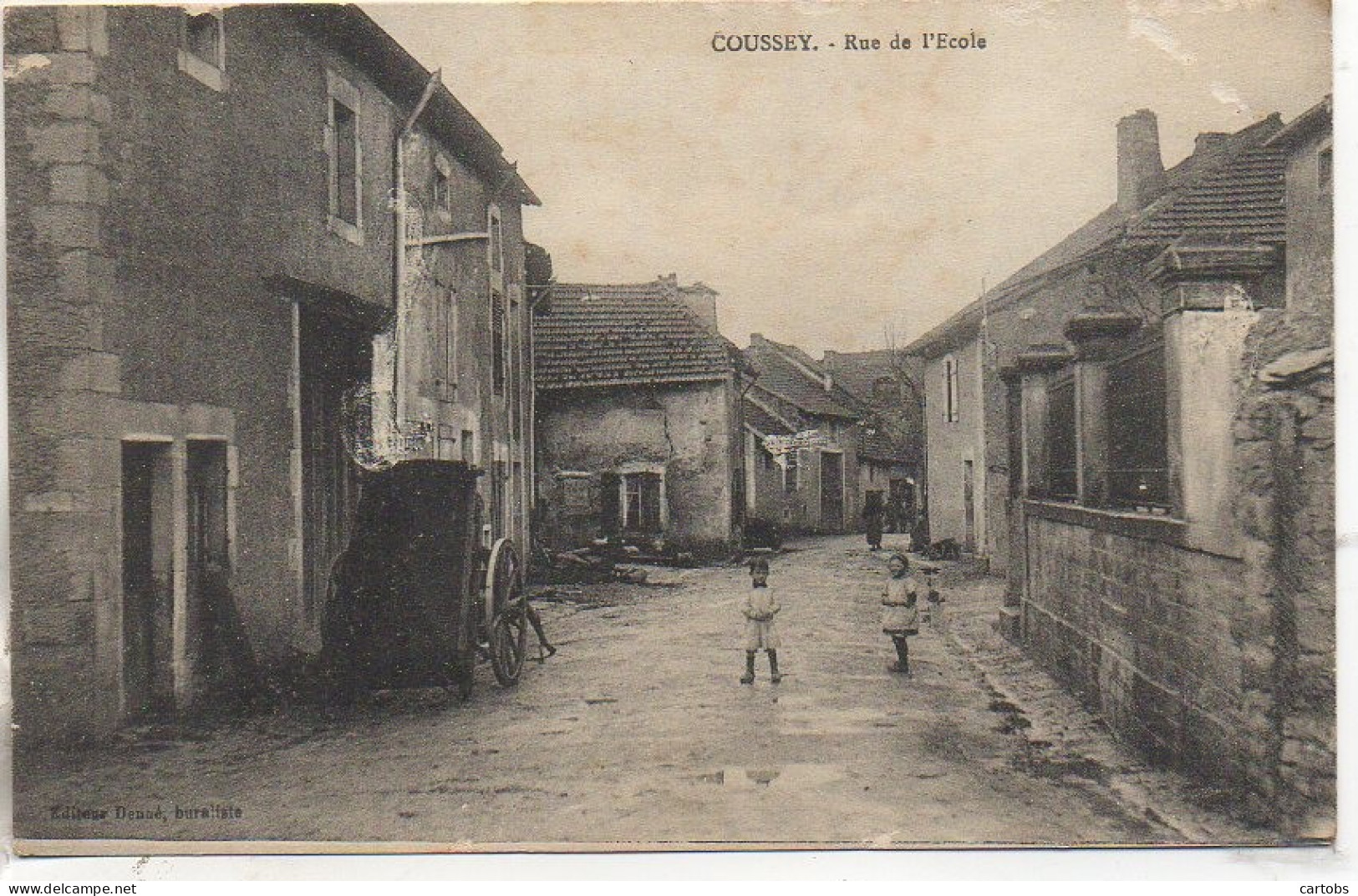 88 COUSSEY  Rue De L'Ecole - Coussey