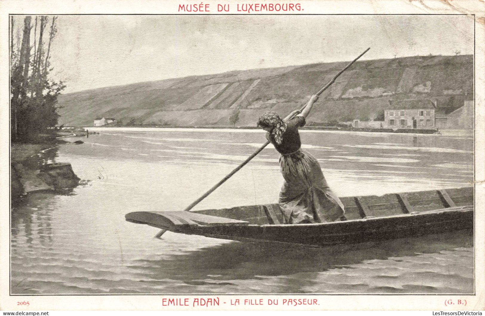 MUSEES - Musée Du Luxembourg - Emile Adan - La Fille Du Passeur  - Carte Postale Ancienne - Museos