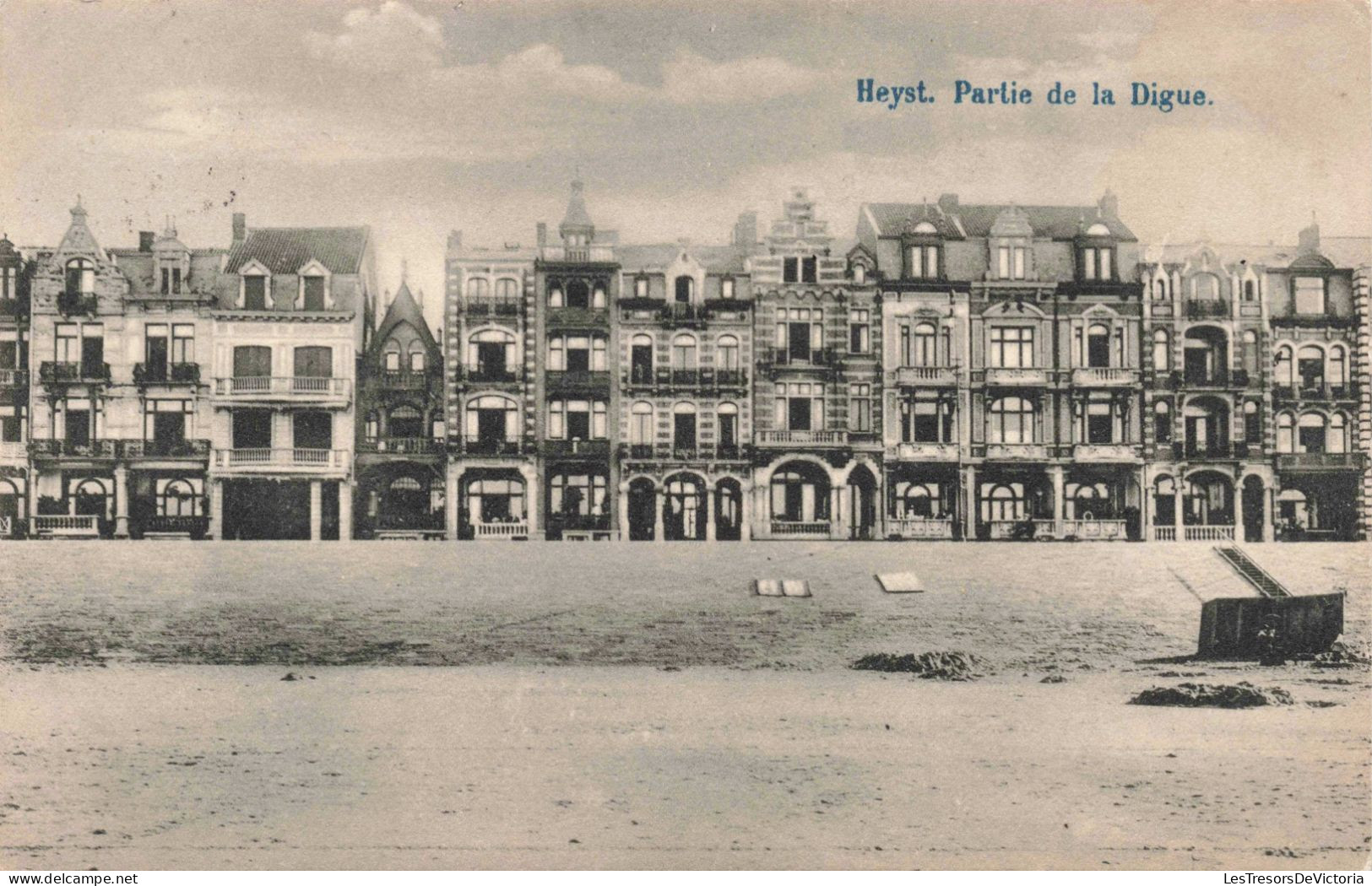 BELGIQUE - Heist - Partie De La Digue - Carte Postale Ancienne - Heist