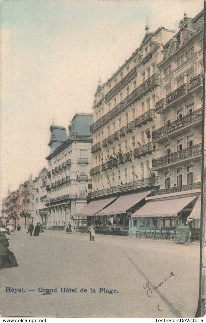 BELGIQUE - Heist - Grand Hôtel De La Plage - Colorisé - Carte Postale Ancienne - Heist