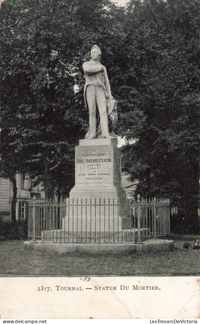 BELGIQUE - Tournai - Statue Du Mortier - Carte Postale Ancienne - Tournai