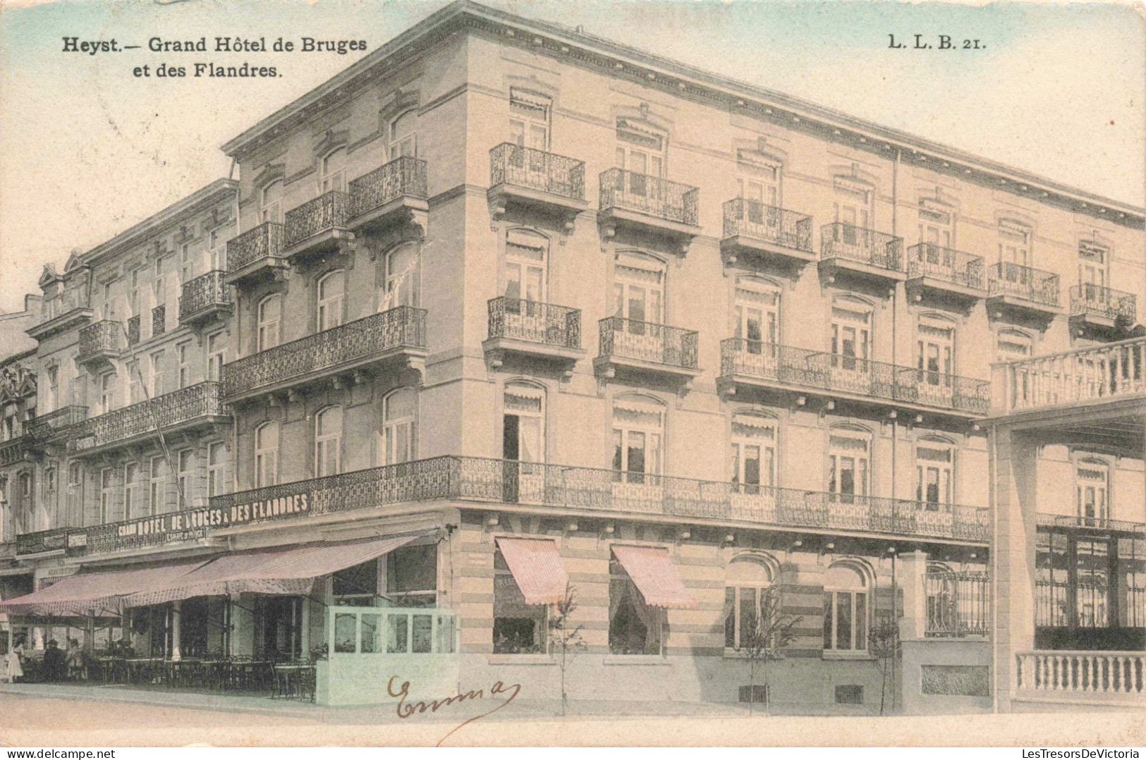 BELGIQUE - Heist - Grand Hôtel De Bruges Et Des Flandres  - Carte Postale Ancienne - Heist