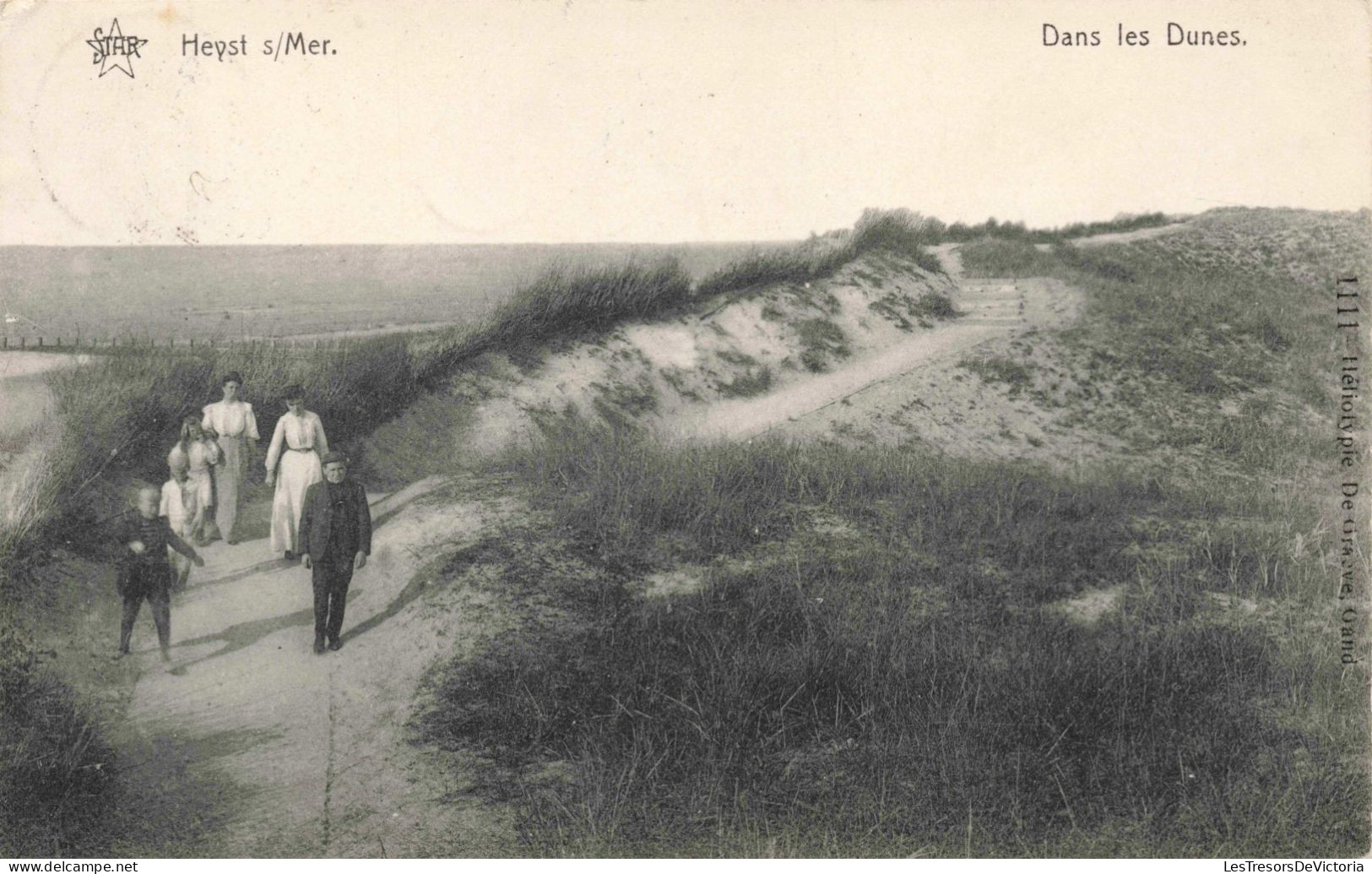 BELGIQUE - Heist - Dans Les Dunes - Carte Postale Ancienne - Heist