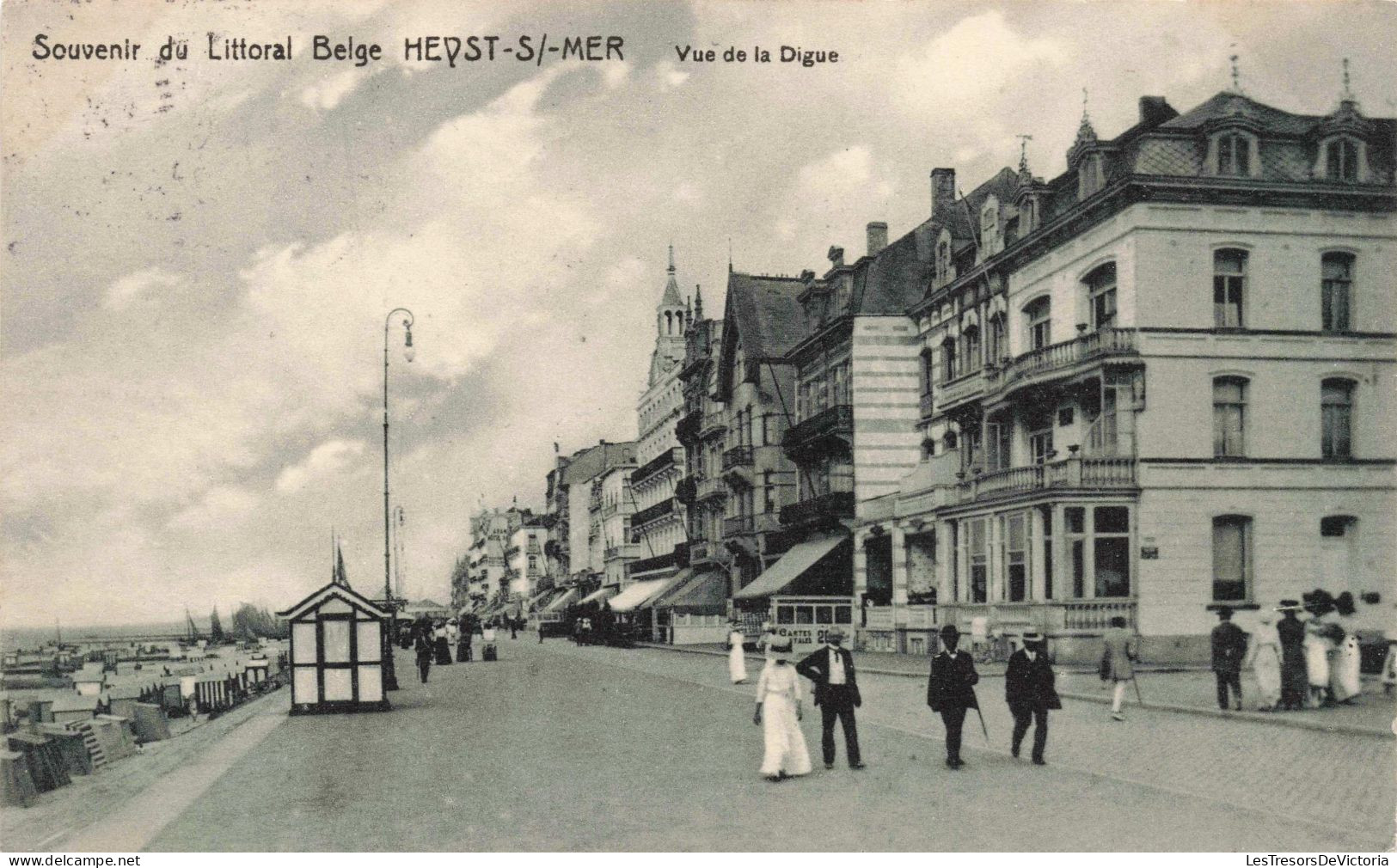 BELGIQUE - Heist - Vue De La Digue - Carte Postale Ancienne - Heist