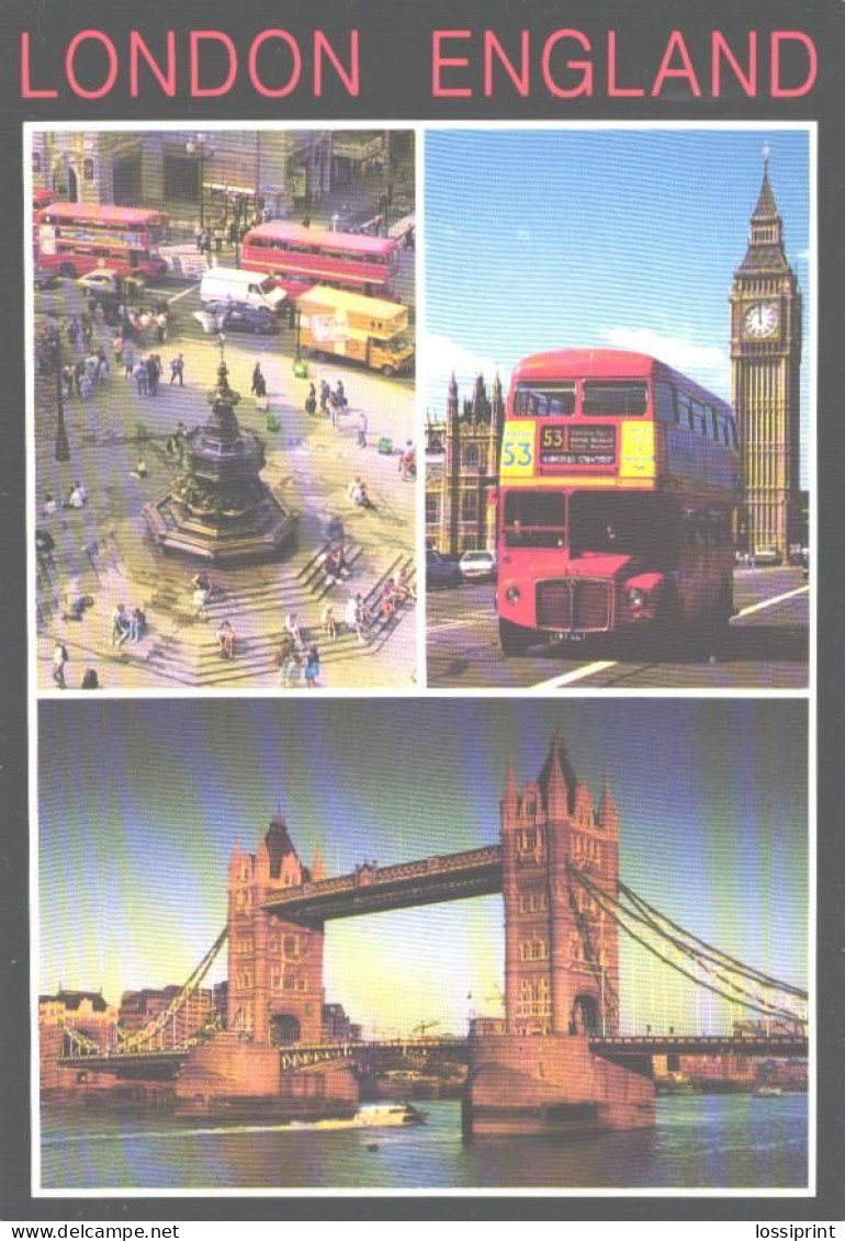 United Kingdom:London, Piccadilly Circus, Big Ben, Tower Bridge - Piccadilly Circus