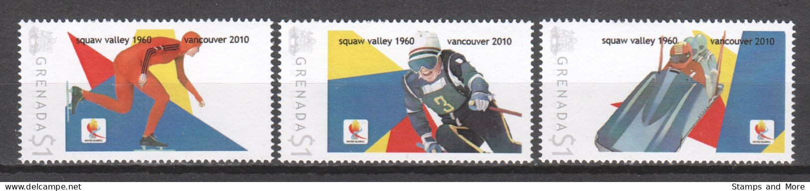 Grenada - Limited Edition Serie 08 MNH - WINTER OLYMPICS VANCOUVER 2010 - SQUAW VALLEY 1960 - Hiver 2010: Vancouver