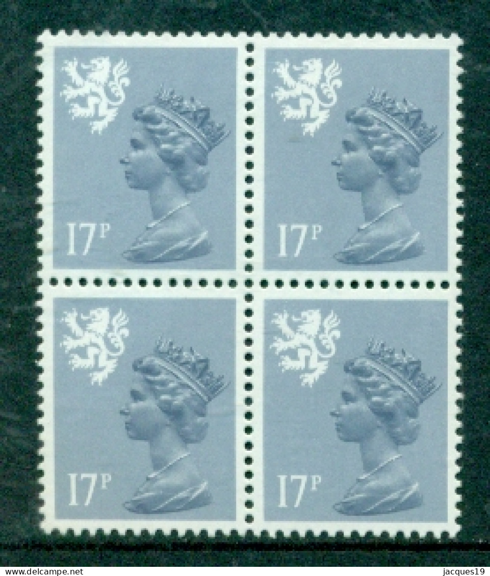 Great Britain Scotland 1984 Machin 17p Block Of 4 SG S43 MNH - Scotland