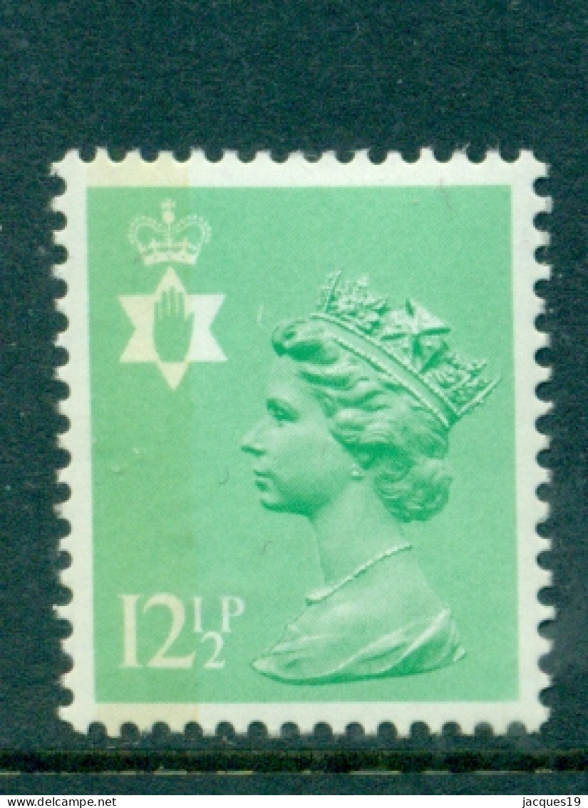 Great Britain Nortern Ireland 1984 Machin 12 1/2p Light Emerald 1 Side Band Perf. 15x14 SG NI36a MNH - Irlande Du Nord