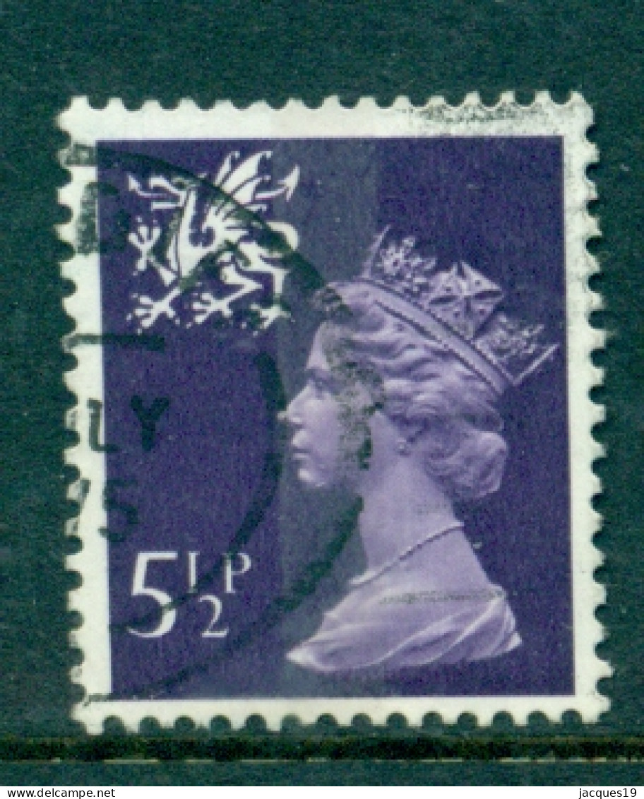 Great Britain Wales 1974 Machin 5 1/2p Violet 2 Bands SG W20 Used - Gales
