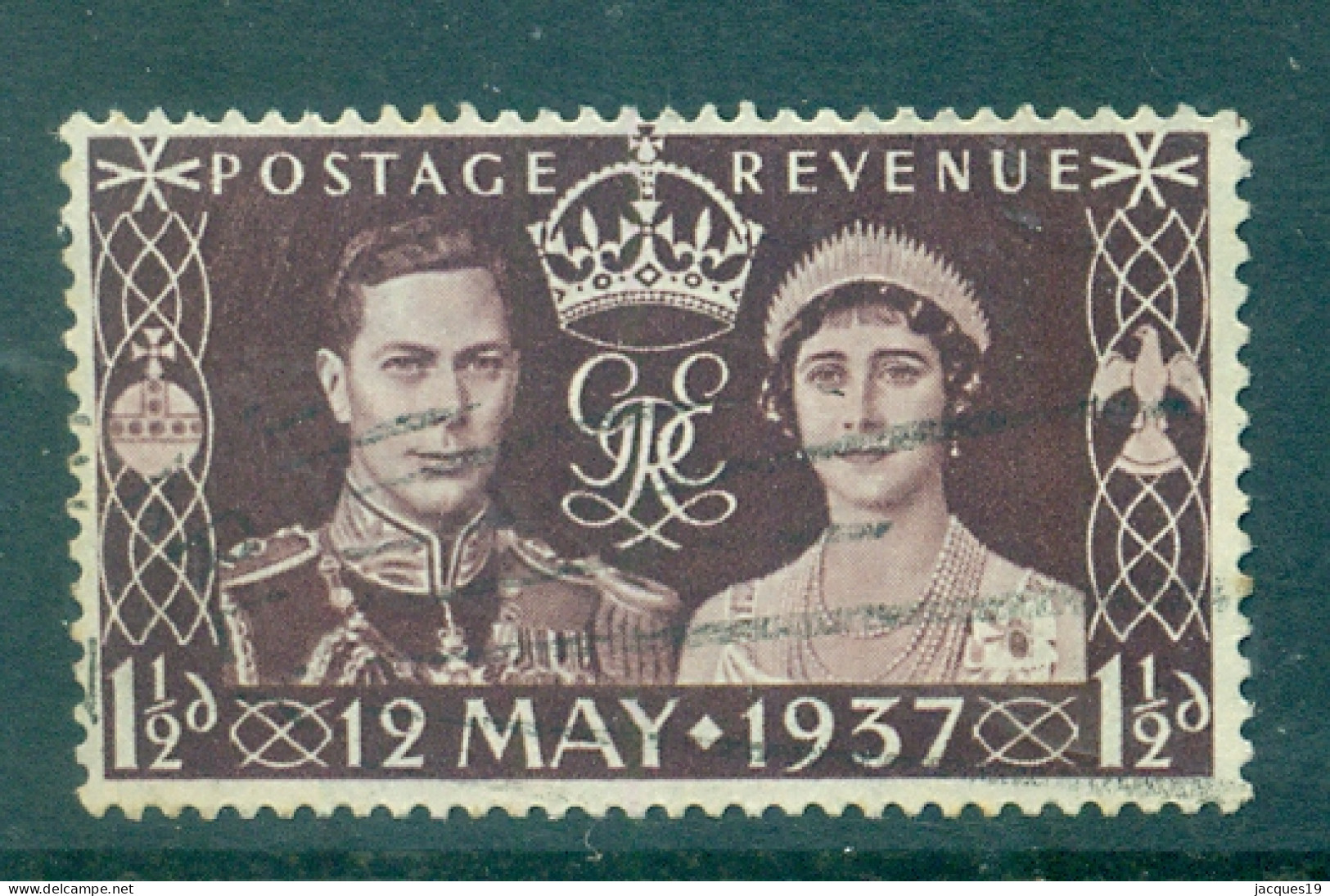 Great Britain 1937 King George VI Coronation SG 461 Postmarked - 1860-1899 Victoria