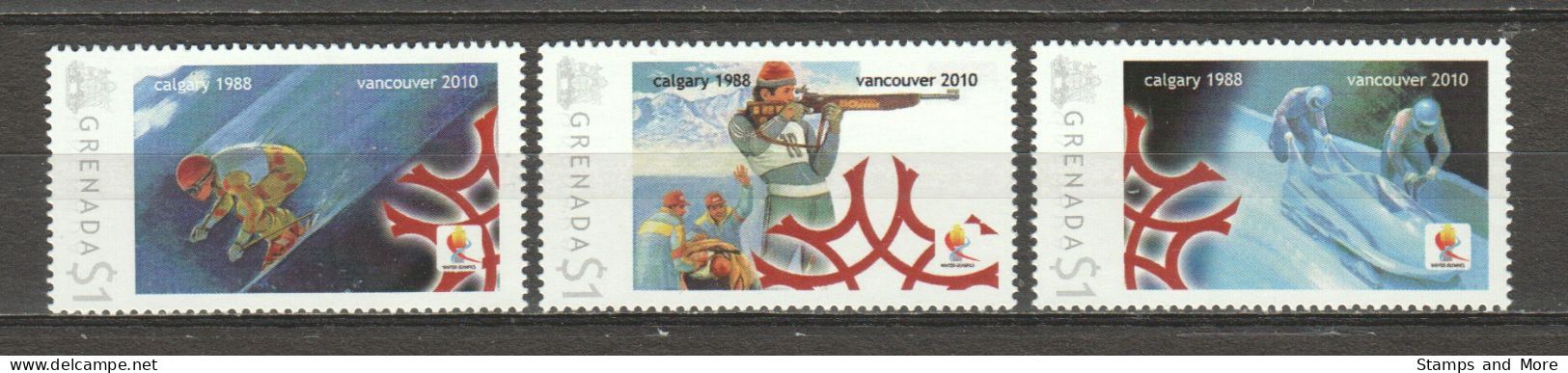 Grenada - Limited Edition Serie 15 MNH - WINTER OLYMPICS VANCOUVER 2010 - CALGARY 1988 - Winter 2010: Vancouver