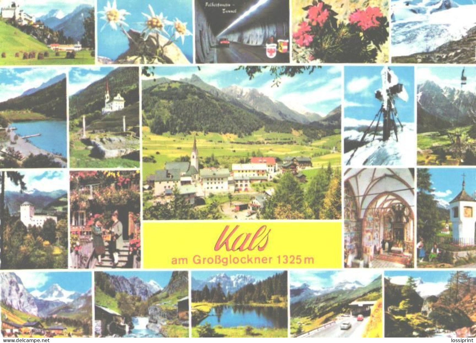 Austria:Kals, Views, Churches, Castle, Waterfall - Kals