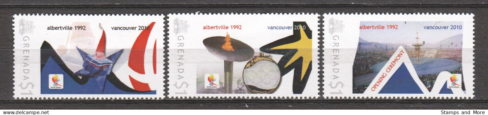 Grenada - Limited Edition Serie 16 MNH - WINTER OLYMPICS VANCOUVER 2010 - ALBERTVILLE 1992 - Winter 2010: Vancouver