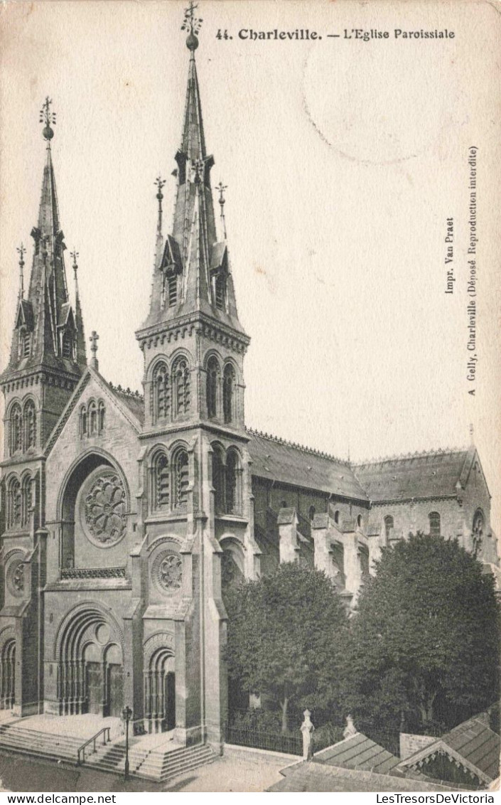 FRANCE - Charleville - L'Eglise Paroissiale - Carte Postale Ancienne - Charleville