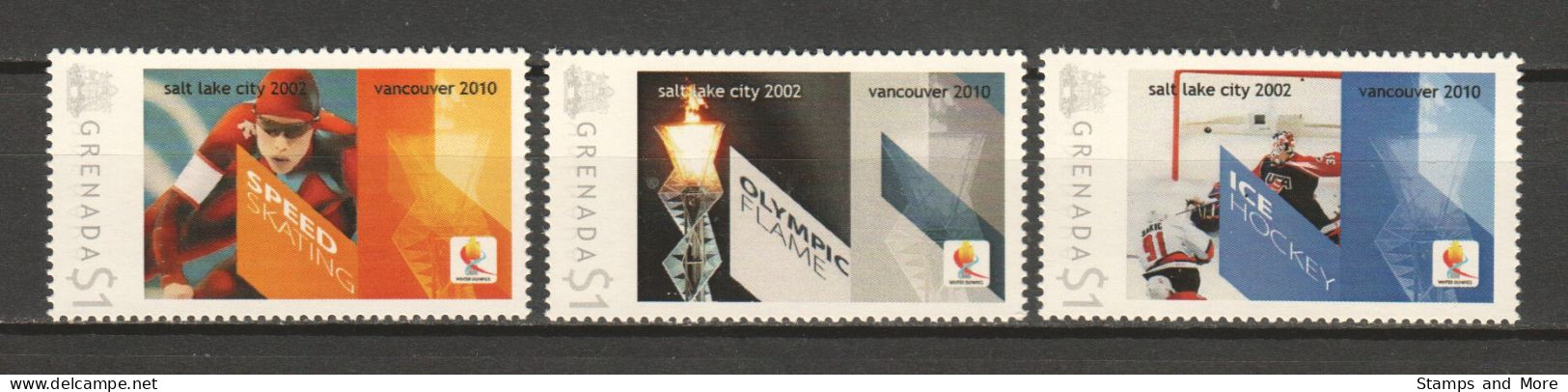 Grenada - Limited Edition Serie 19 MNH - WINTER OLYMPICS VANCOUVER 2010 - SALT LAKE CITY 2002 - Winter 2010: Vancouver