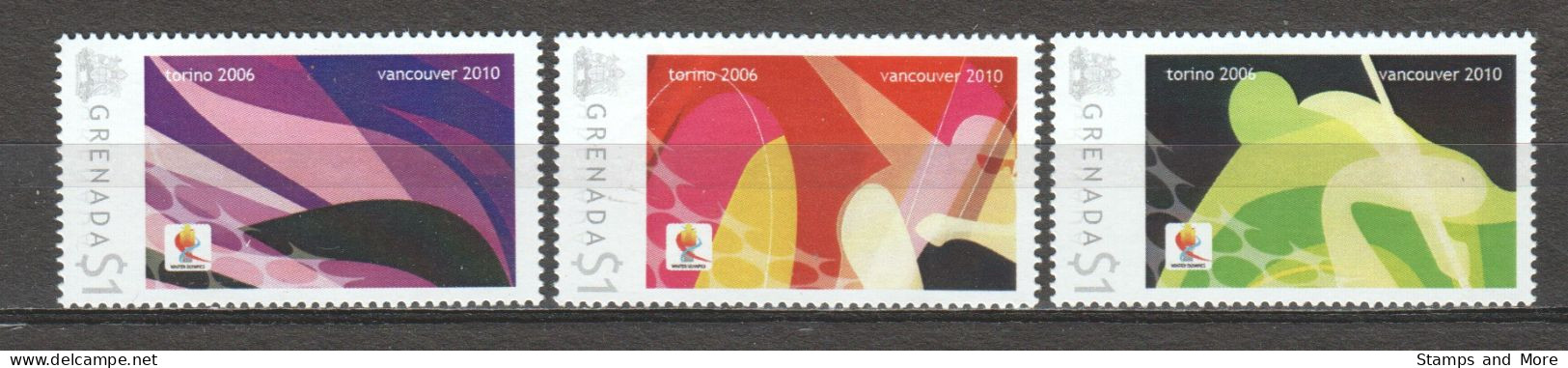 Grenada - Limited Edition Serie 20 MNH - WINTER OLYMPICS VANCOUVER 2010 - TORINO 2006 - Winter 2010: Vancouver