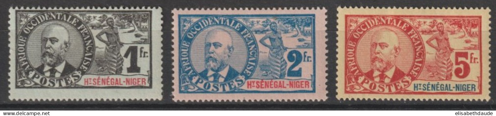 HAUT-SENEGAL - BALLAY 1906 - YVERT N°15/17 * MLH ! - COTE = 248 EUR. - Ongebruikt