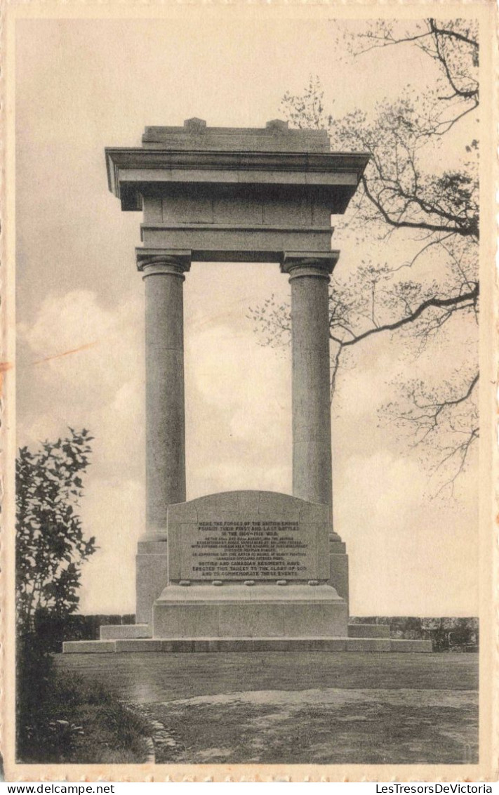 BELGIQUE - Mons - Monument Aux Régiments Britanniques Et Canadiens - Carte Postale Ancienne - Mons