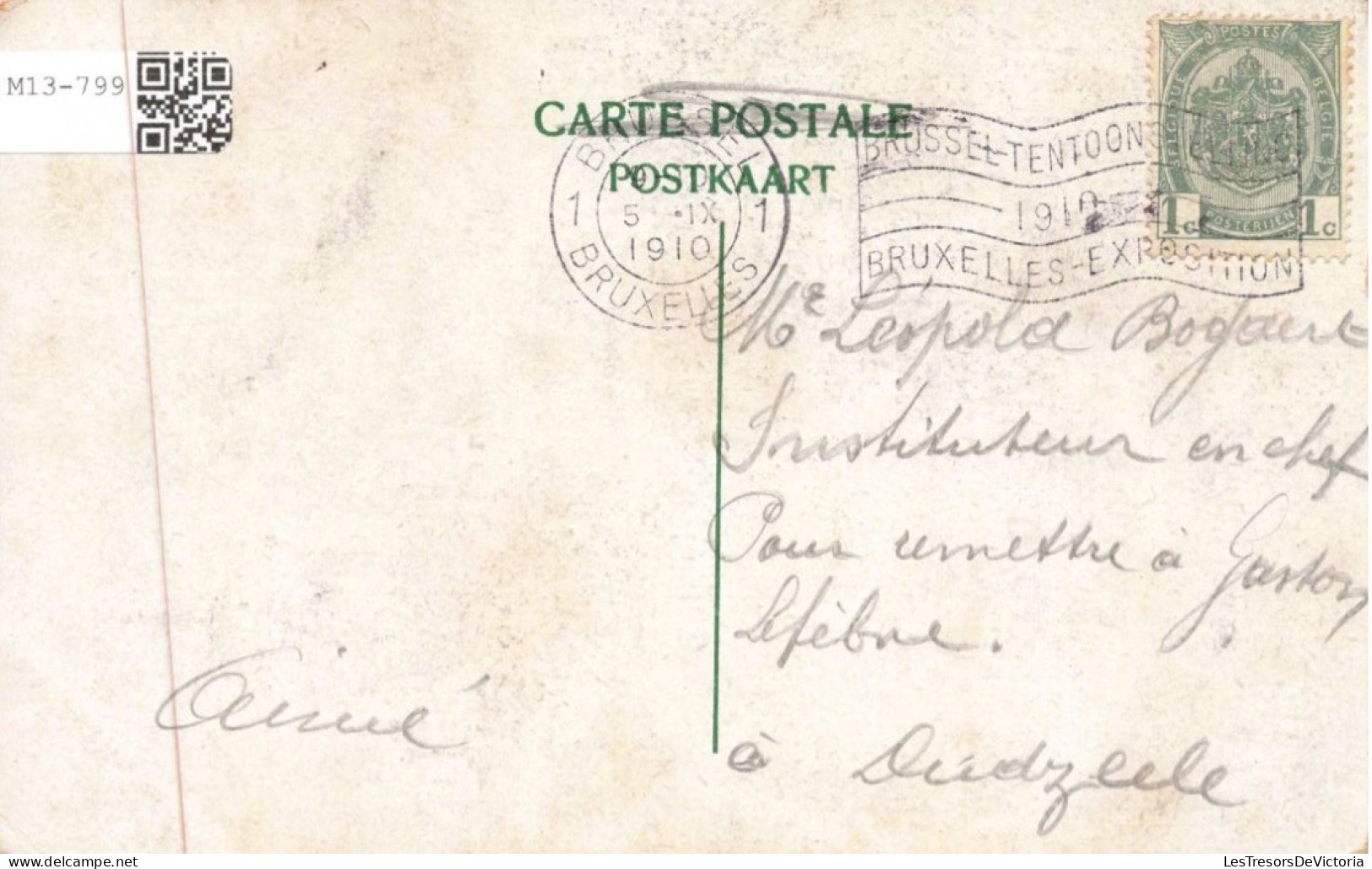 BELGIQUE - Bruxelles - Pavillon De L'Algérie - Colorisé - Carte Postale Ancienne - Wereldtentoonstellingen