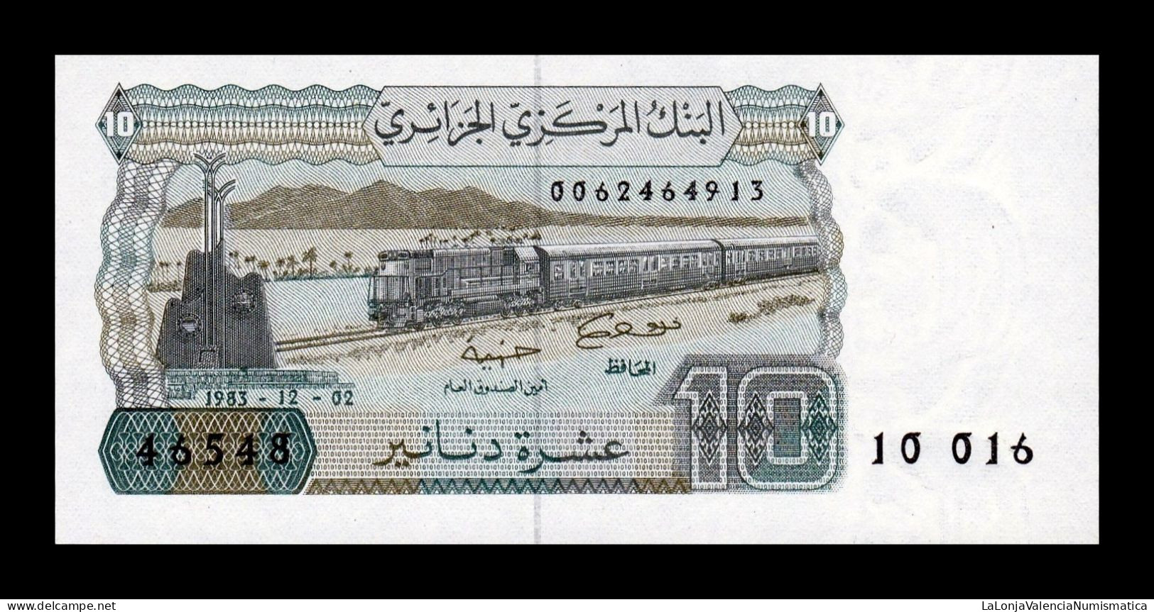 Argelia Algeria 10 Dinares 1983 Pick 132a(1) Sc Unc - Algérie