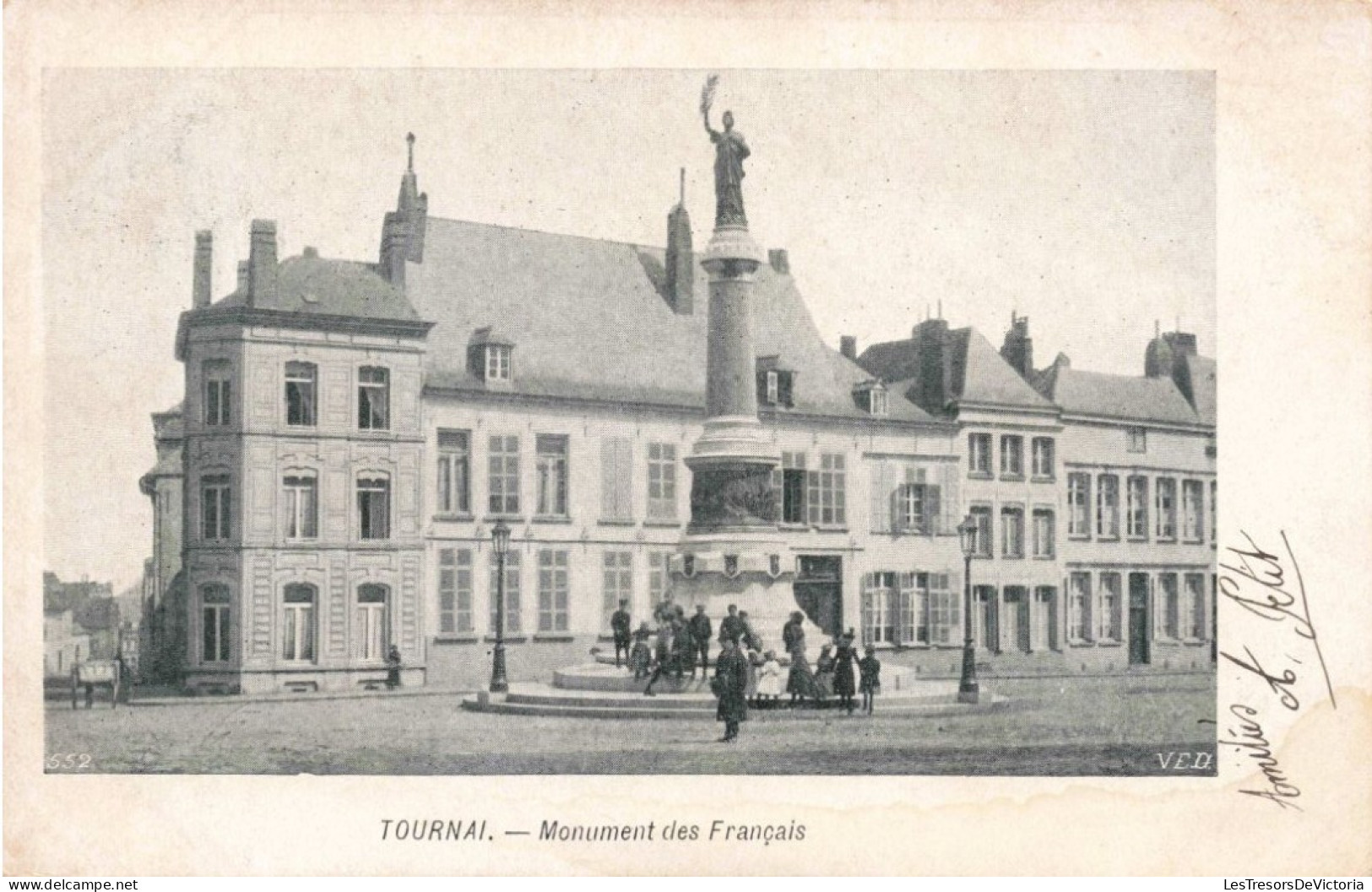 BELGIQUE - Tournai - Monument Des Français - Carte Postale Ancienne - Doornik