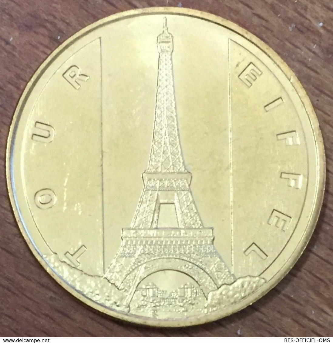 75007 PARIS TOUR EIFFEL MDP 2017 MÉDAILLE SOUVENIR MONNAIE DE PARIS JETON TOURISTIQUE MEDALS TOKENS COINS - 2017