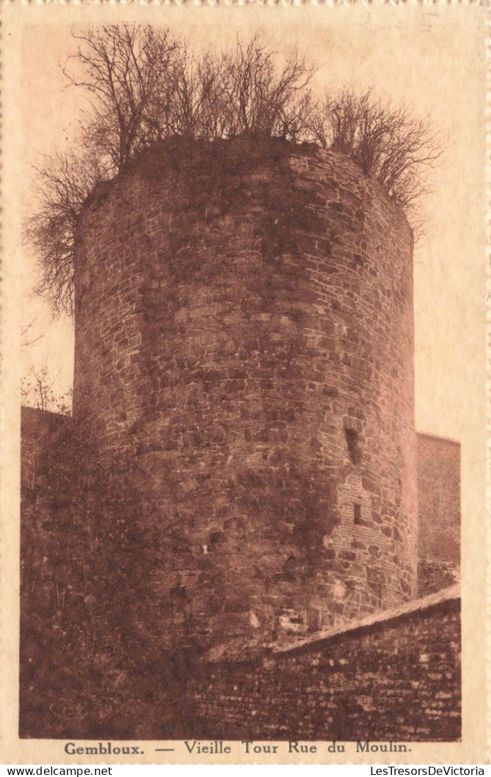 BELGIQUE - Gembloux - Vieille Tour Rue Du Moulin - Carte Postale Ancienne - Gembloux