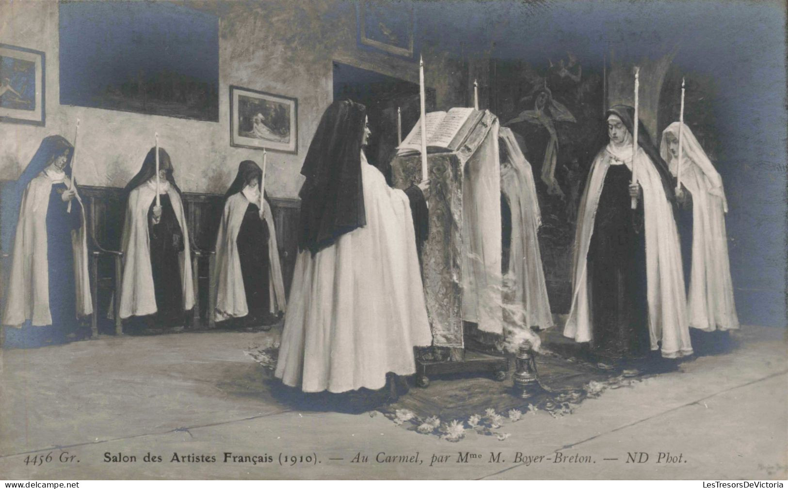 MUSEES - Salon Des Artistes Français 1910 - Au Carmel Par Mme M Boyer Breton - ND Phot - Carte Postale Ancienne - Museum