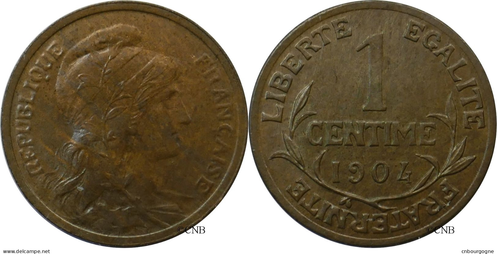 France - IIIe République - 1 Centime Daniel-Dupuis 1904 - SUP/MS60 Brown - Fra4870 - 1 Centime