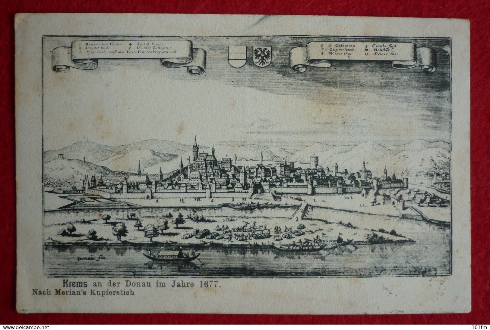 AUSTRIA - KREMS  AN DER DONAU IM JAHRE 1677 - Krems An Der Donau