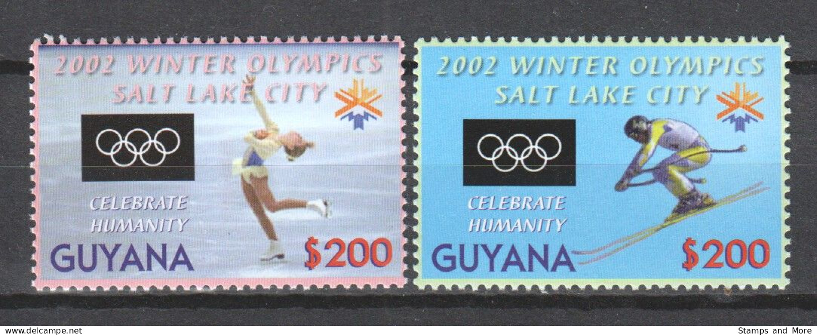 Guyana 2002 Mi 7401-7402 MNH WINTER OLYMPICS SALT LAKE CITY - Winter 2002: Salt Lake City