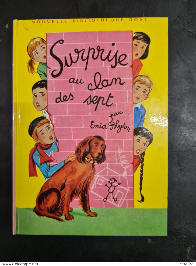 Surprise Au Clan Des Sept Enid Blyton +++TRES BON ETAT+++ - Bibliothèque Rose