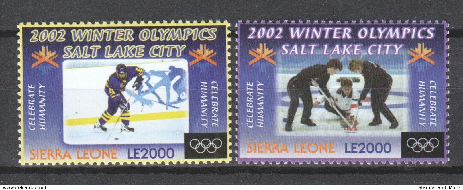 Sierra Leone 2002 Mi 4179-4180 MNH WINTER OLYMPICS SALT LAKE CITY - Inverno2002: Salt Lake City