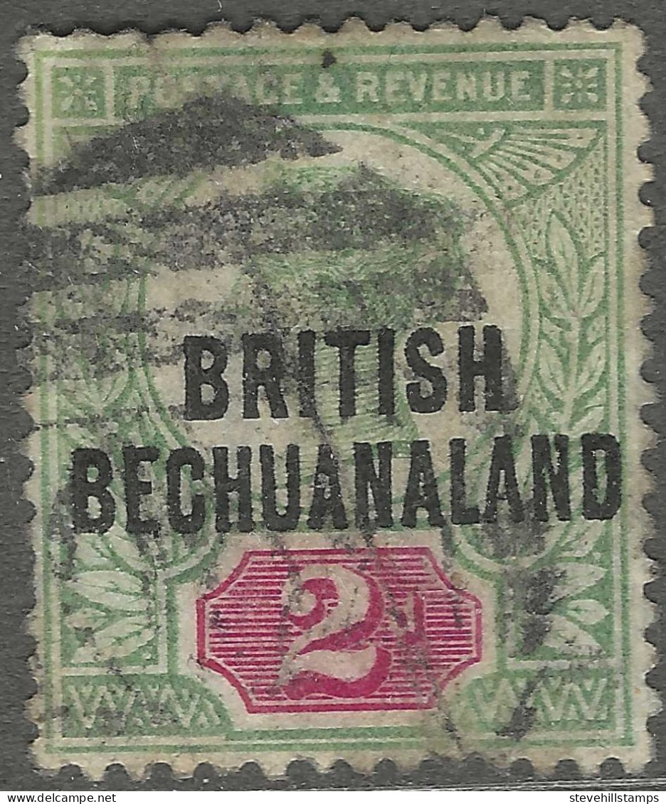 British Bechuanaland. 1891-1904 QV Stamps Of GB O/P. 2d Used SG 34 - 1885-1895 Colonia Britannica