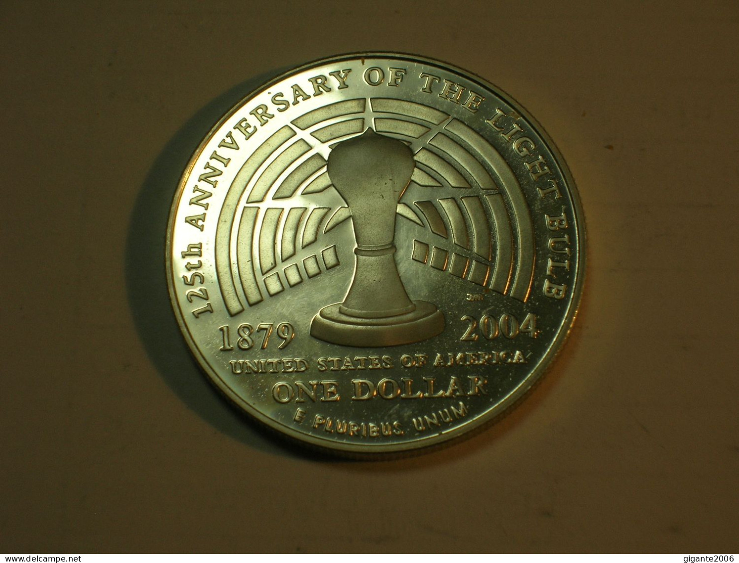 Estados Unidos/USA 1 Dolar Conmemorativo, 2004 P, Proof, Edison (13962) - Gedenkmünzen