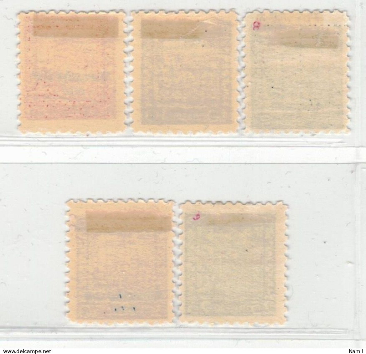 Slovaquie 1939 Mi  2-6 (Yv 1-5), (MH)* Trace De Charniere Propre, - Ongebruikt