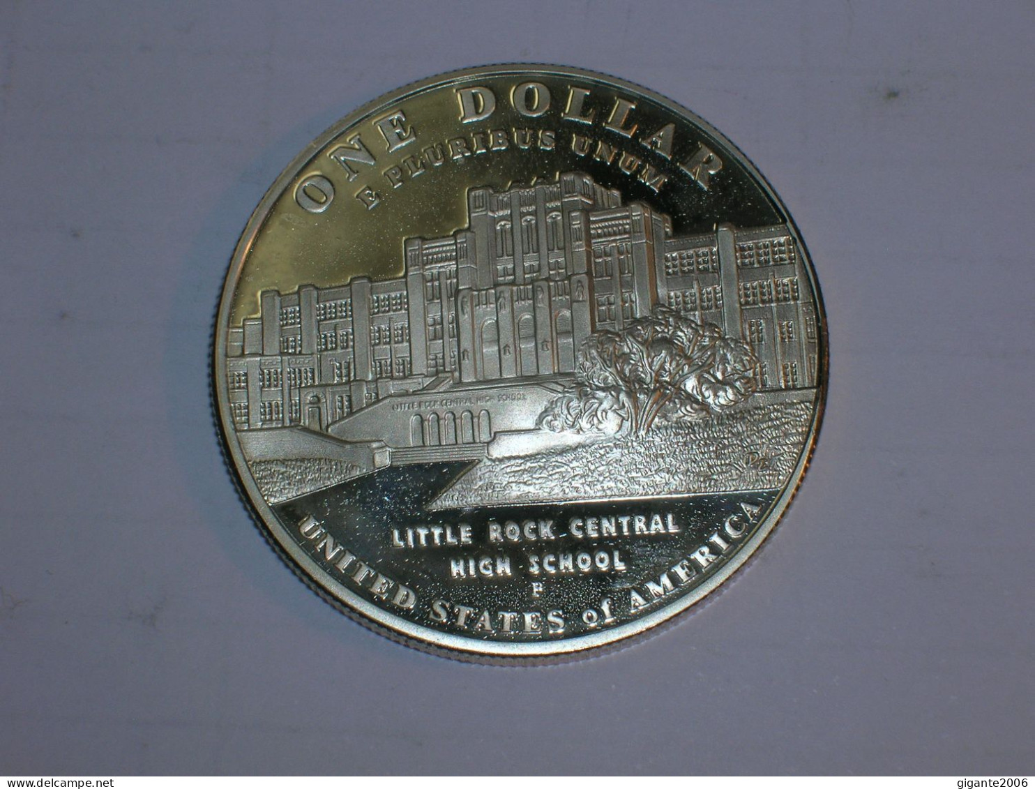 Estados Unidos/USA 1 Dolar Conmemorativo, 2007 S, Proof, Little Rock Central High Scholl (13964) - Herdenking