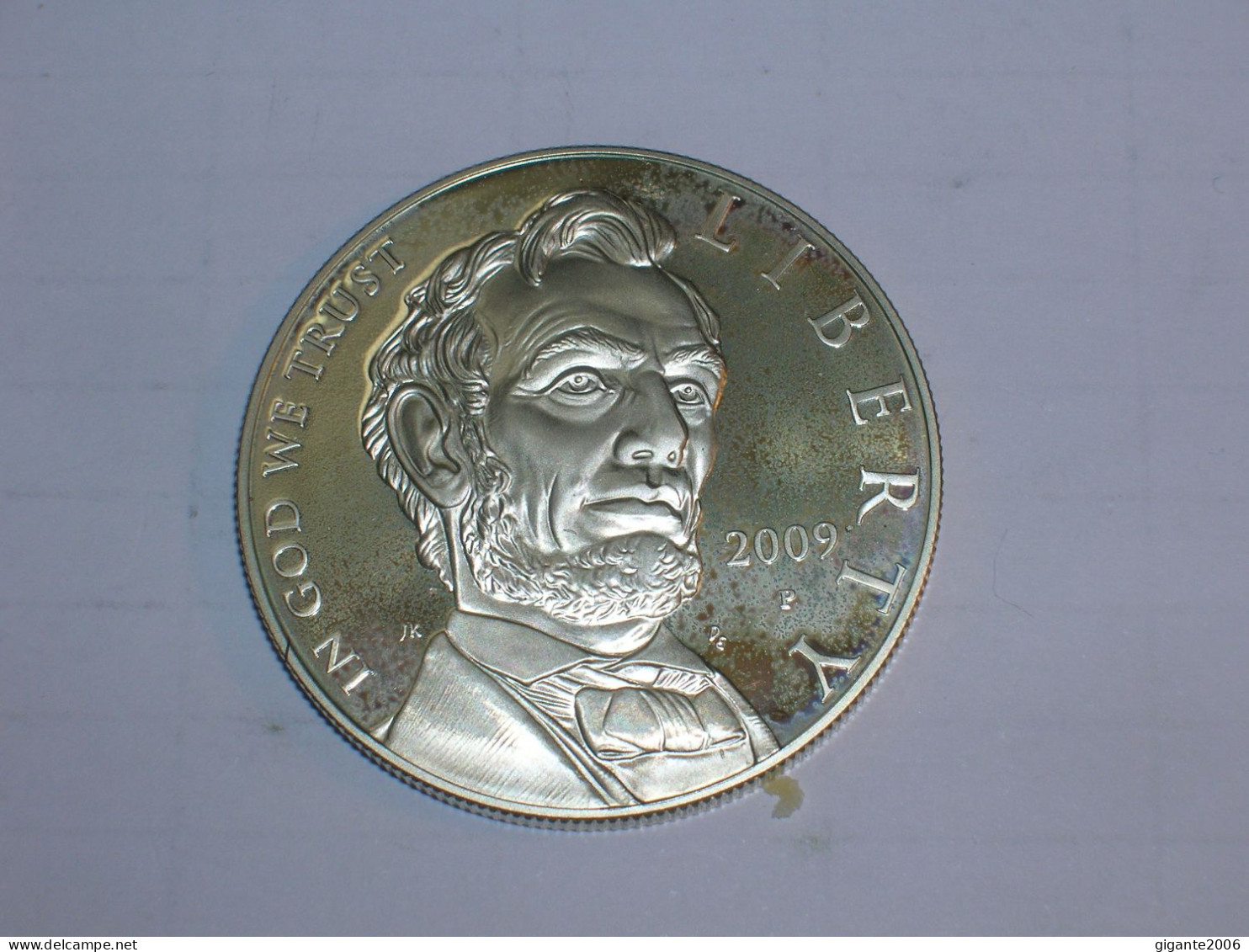 Estados Unidos/USA 1 Dolar Conmemorativo, 2009 P, Proof, Bicentenario Lincoln (13965) - Conmemorativas