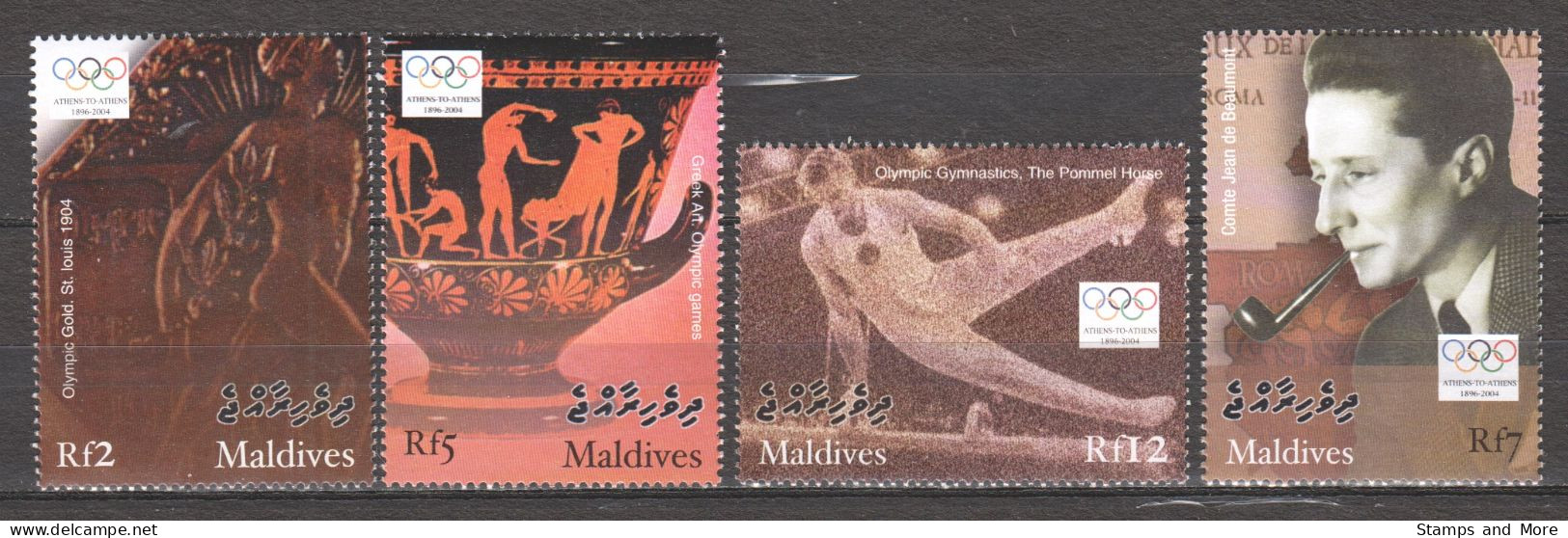 Maldives 2004 Mi 4394-4397 MNH SUMMER OLYMPICS ATHENS - Sommer 2004: Athen