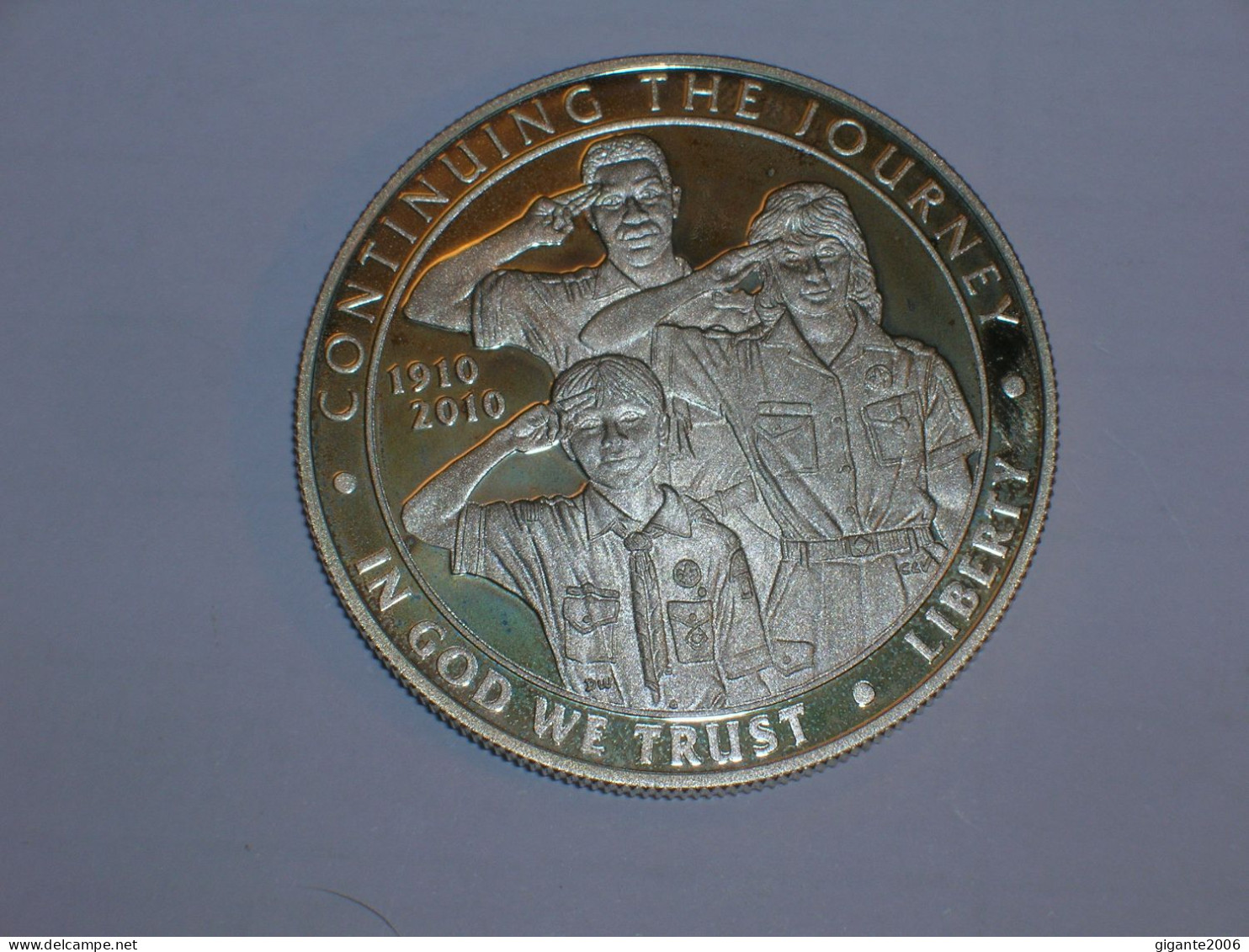 Estados Unidos/USA 1 Dolar Conmemorativo, 2010 P Proof, Boy Scouts(13967) - Commemoratifs