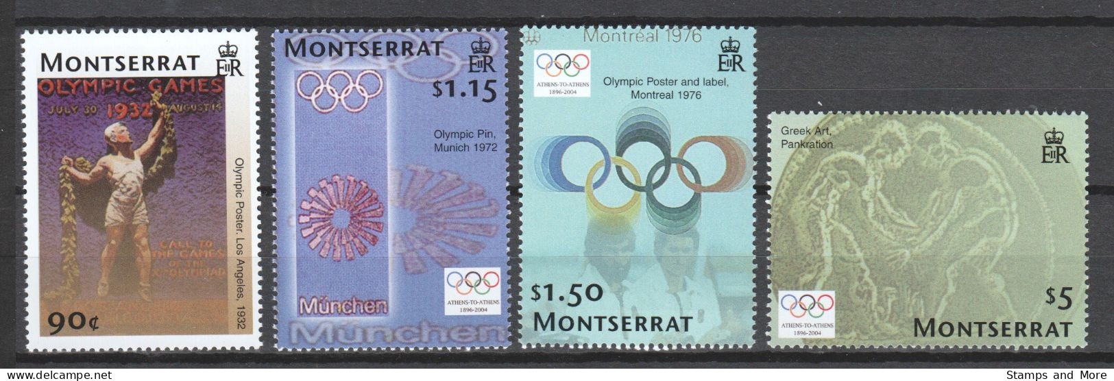 Montserrat 2004 Mi 1230-1233 MNH SUMMER OLYMPICS ATHENS - Summer 2004: Athens