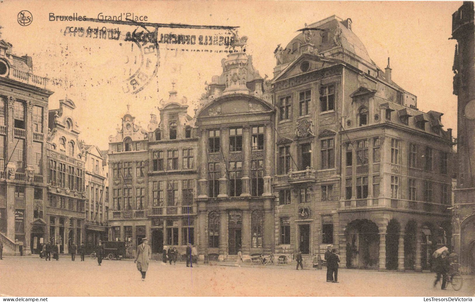 BELGIQUE - Bruxelles - Grand' Place - Côté Sud Ouest- Carte Postale Ancienne - Plätze